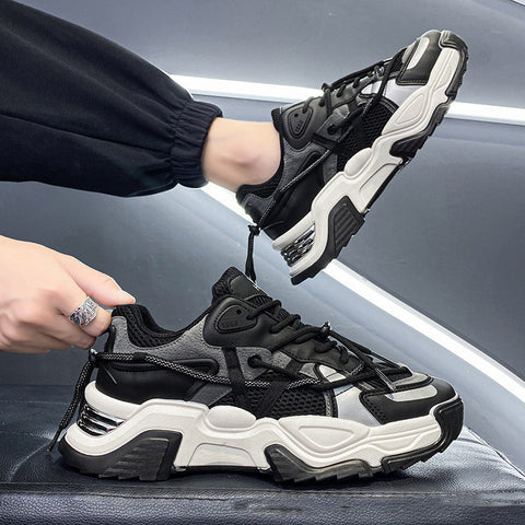 Men's Fashion Breathable Thick-soled Running Sneakers