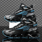 Men's Printed Graffiti Casual Sneakers
