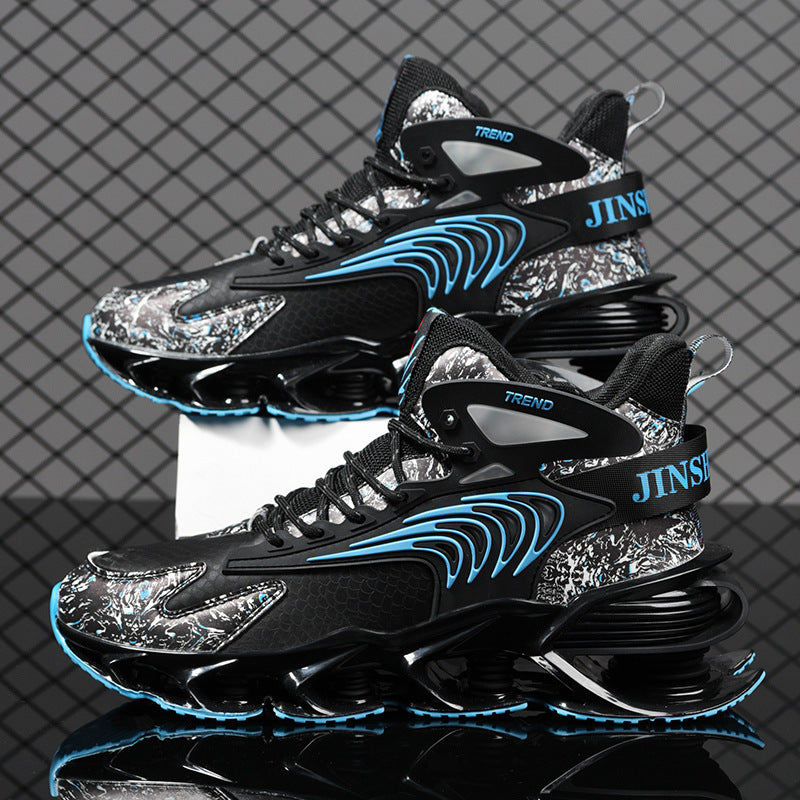 Men's Printed Graffiti Casual Sneakers