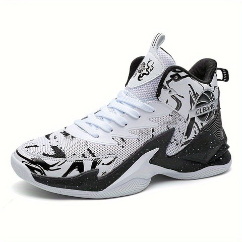 YTAT Men's Basketball Shoes High-Top Non-Slip Basketball Sneakers Comfortable Fashion Athletic Training Sport Shoes