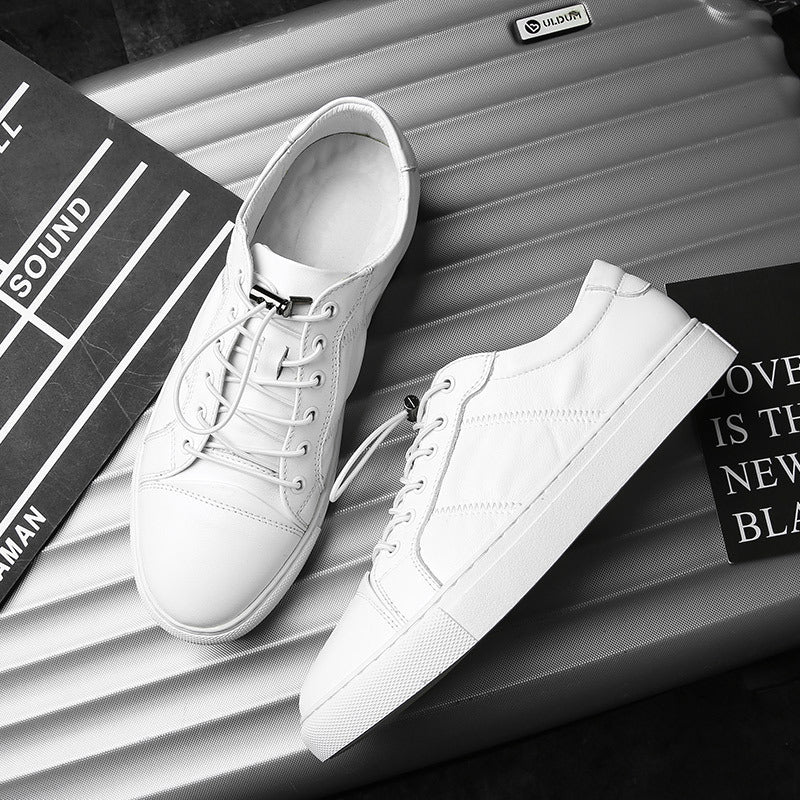 Autumn Men's Shoes First Layer Cowhide Men's Sneakers Genuine Leather