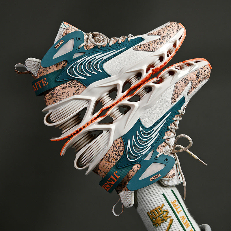 Men's Printed Graffiti Casual Sneakers