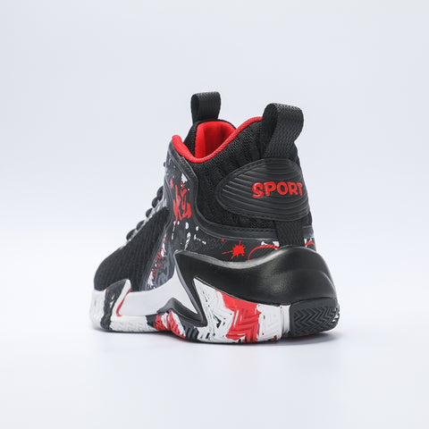 Men's Plus-Size Basketball Sneakers - Comfortable Anti-Slip, Durable for Outdoor Sports