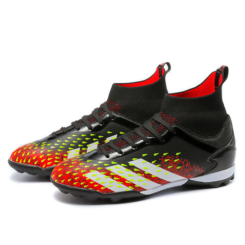 High-top Boys And Girls Lawn AG Nail Training Football Shoes