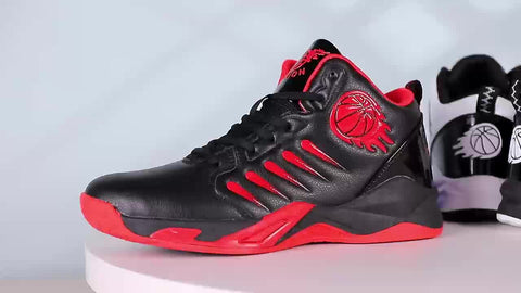 Men's High-Performance Basketball Sneakers - Non-Slip Grip & Durable Construction - Fashion-Forward High Tops for Outdoor Sports Enthusiasts