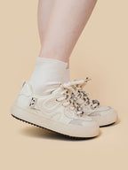 Casual Women's White Low-top Sneakers