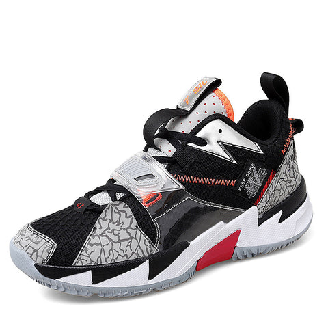 Autumn Flying Surface Woven Youth Basketball Shoes
