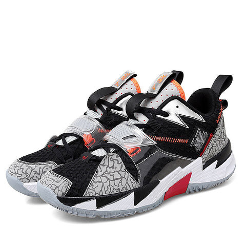 Autumn Flying Surface Woven Youth Basketball Shoes