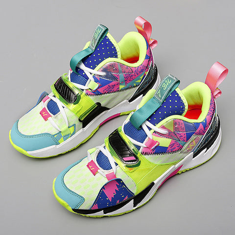 Autumn Flying Surface Woven Youth Basketball Shoes